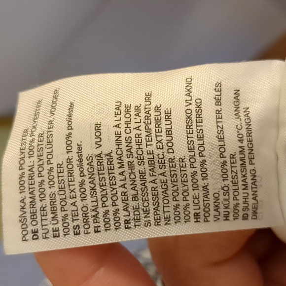 *3/$25 H&M chiffon blue porcelain pattern sheath dress - Picture 6 of 8